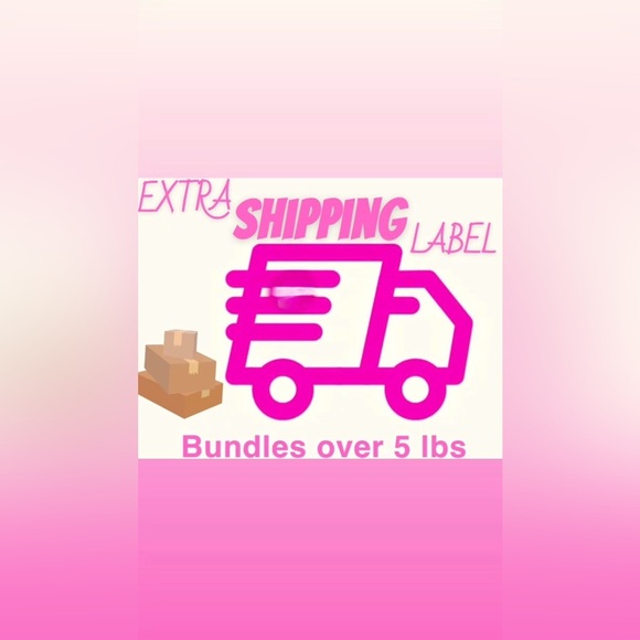 Other - Extra Shipping Label for Orders over 5 lbs